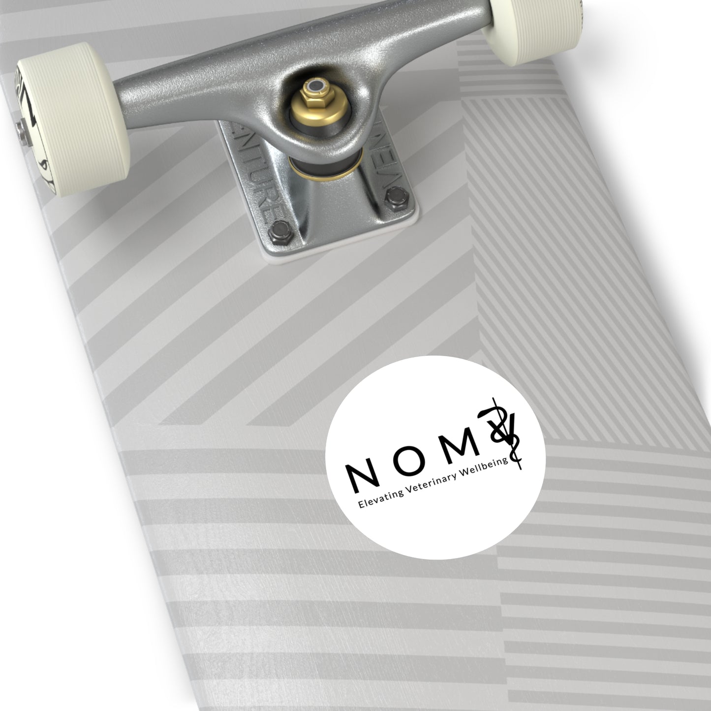 NOMV Round Stickers, Indoor\Outdoor
