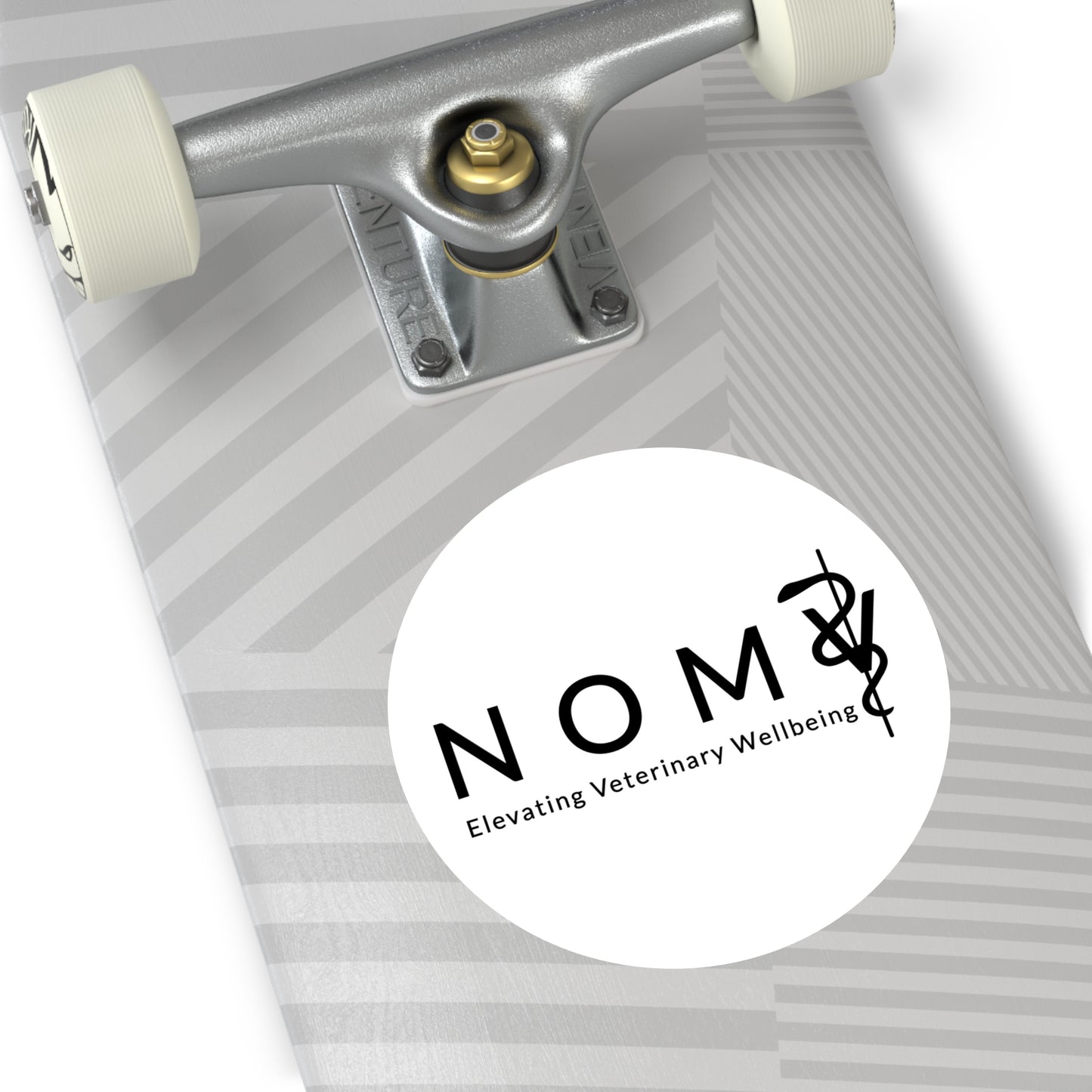 NOMV Round Stickers, Indoor\Outdoor