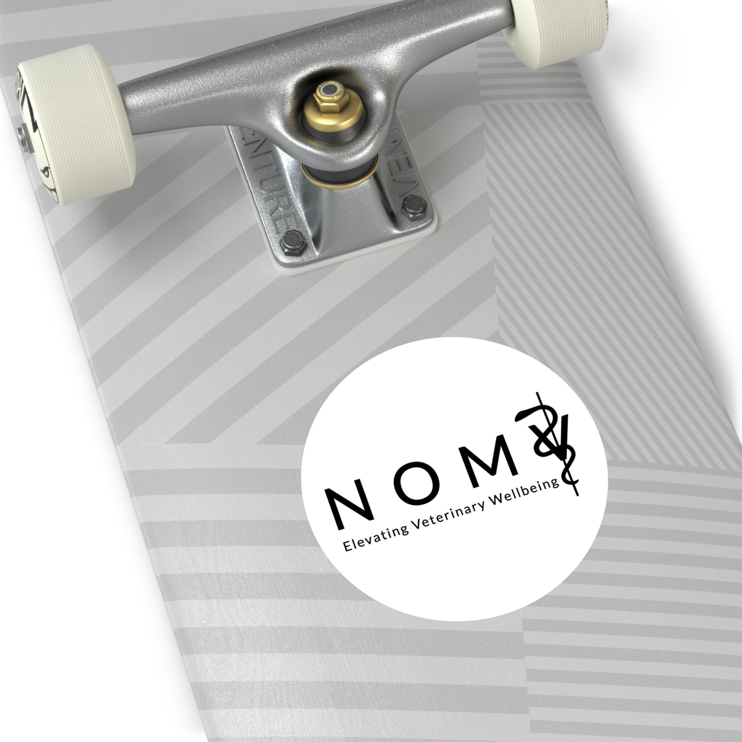 NOMV Round Stickers, Indoor\Outdoor