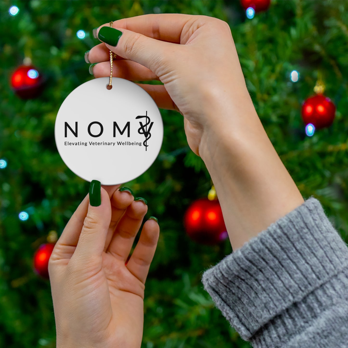 NOMV Ceramic Ornament