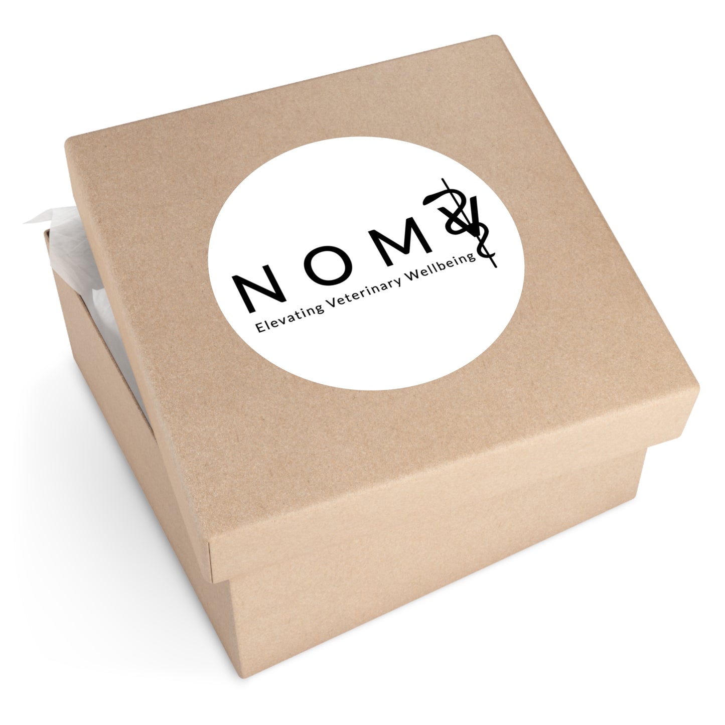 NOMV Round Stickers, Indoor\Outdoor
