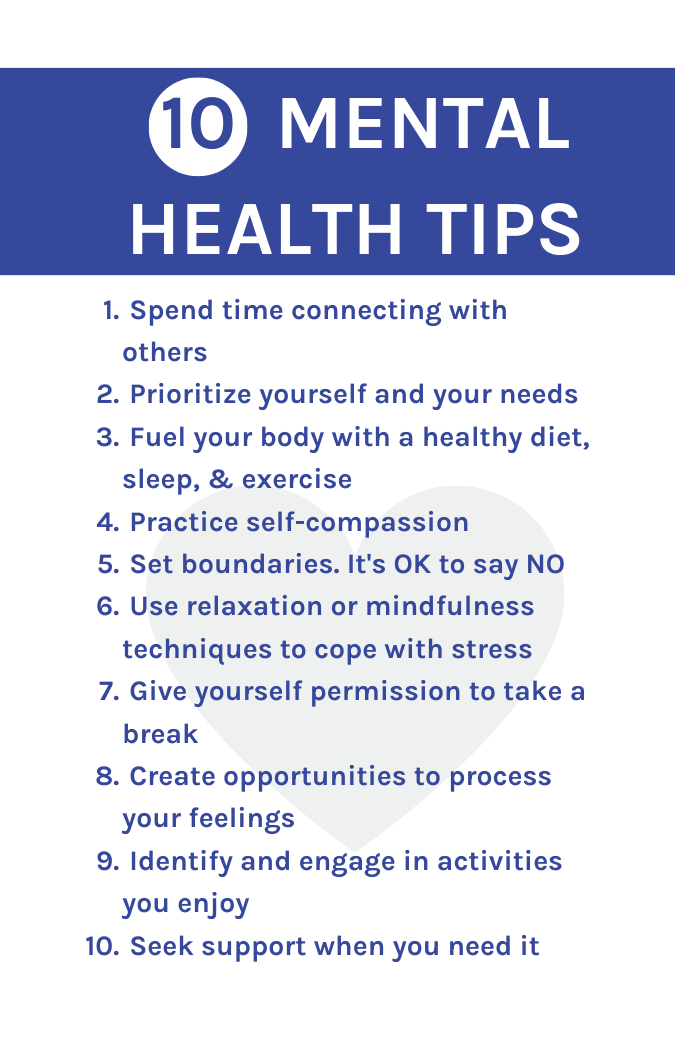 PVCC Mental Health Tip Cards ***