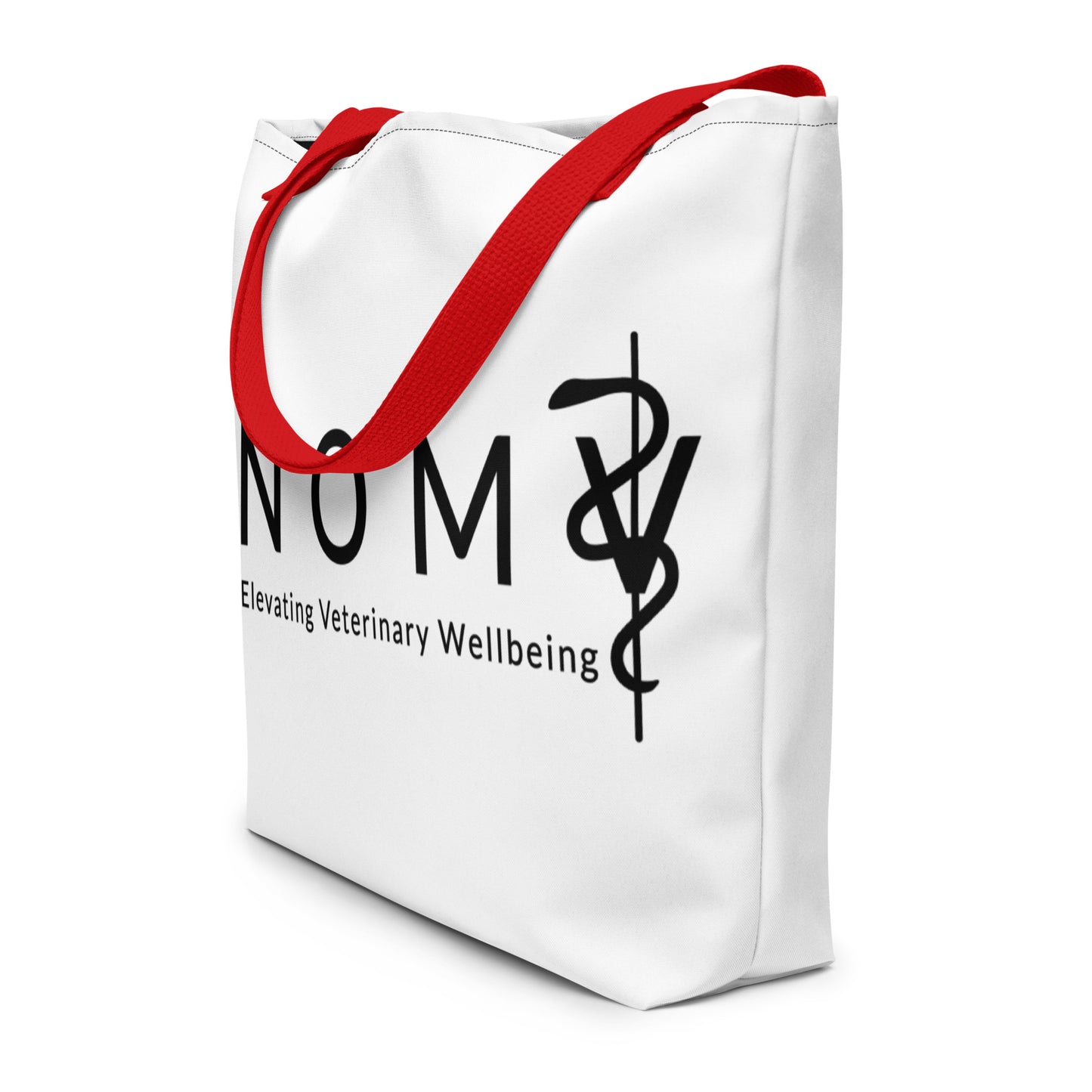 NOMV All-Over Print Large Tote Bag