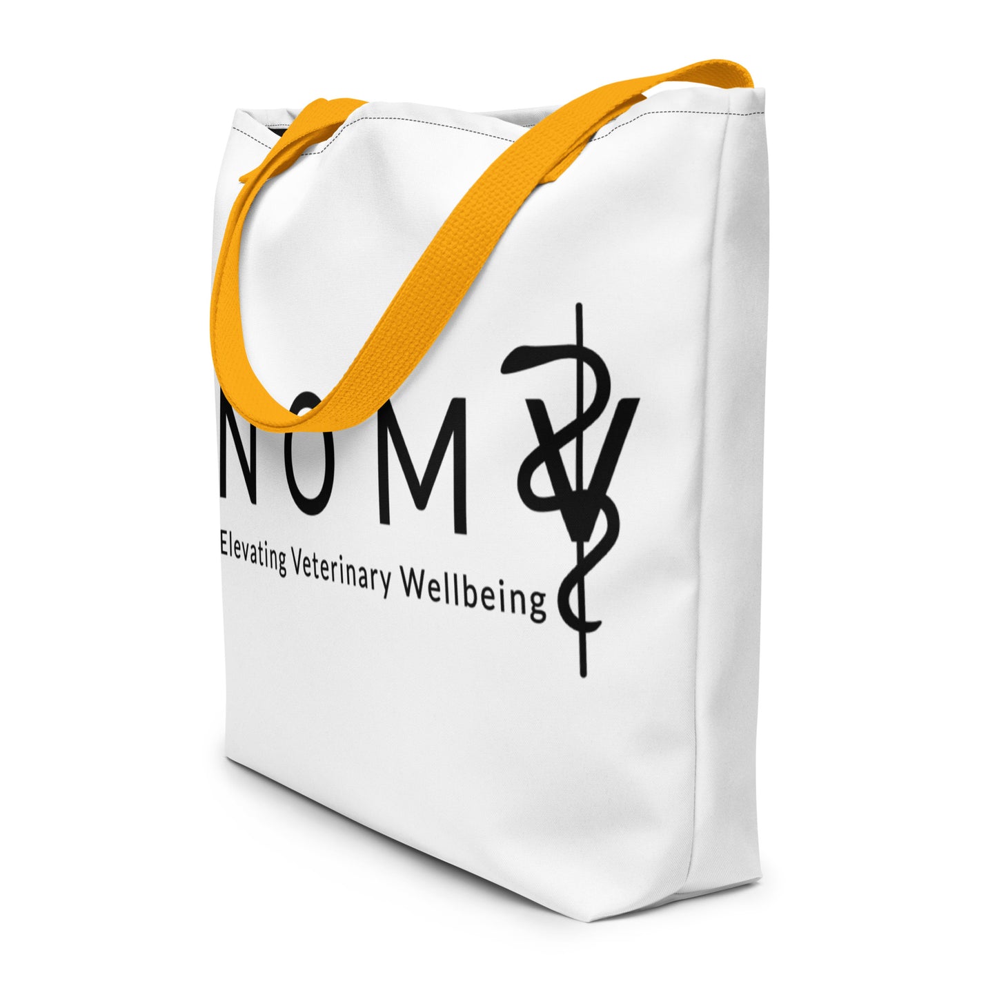 NOMV All-Over Print Large Tote Bag