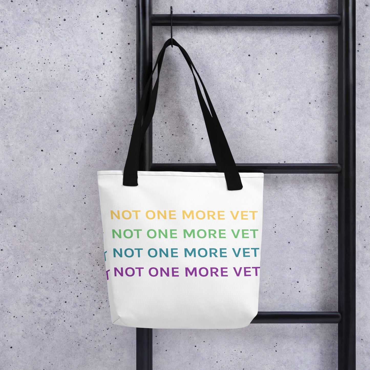 Not One More Vet Tote bag