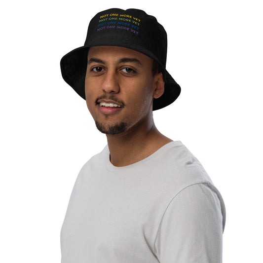 Not One More Vet Organic bucket hat