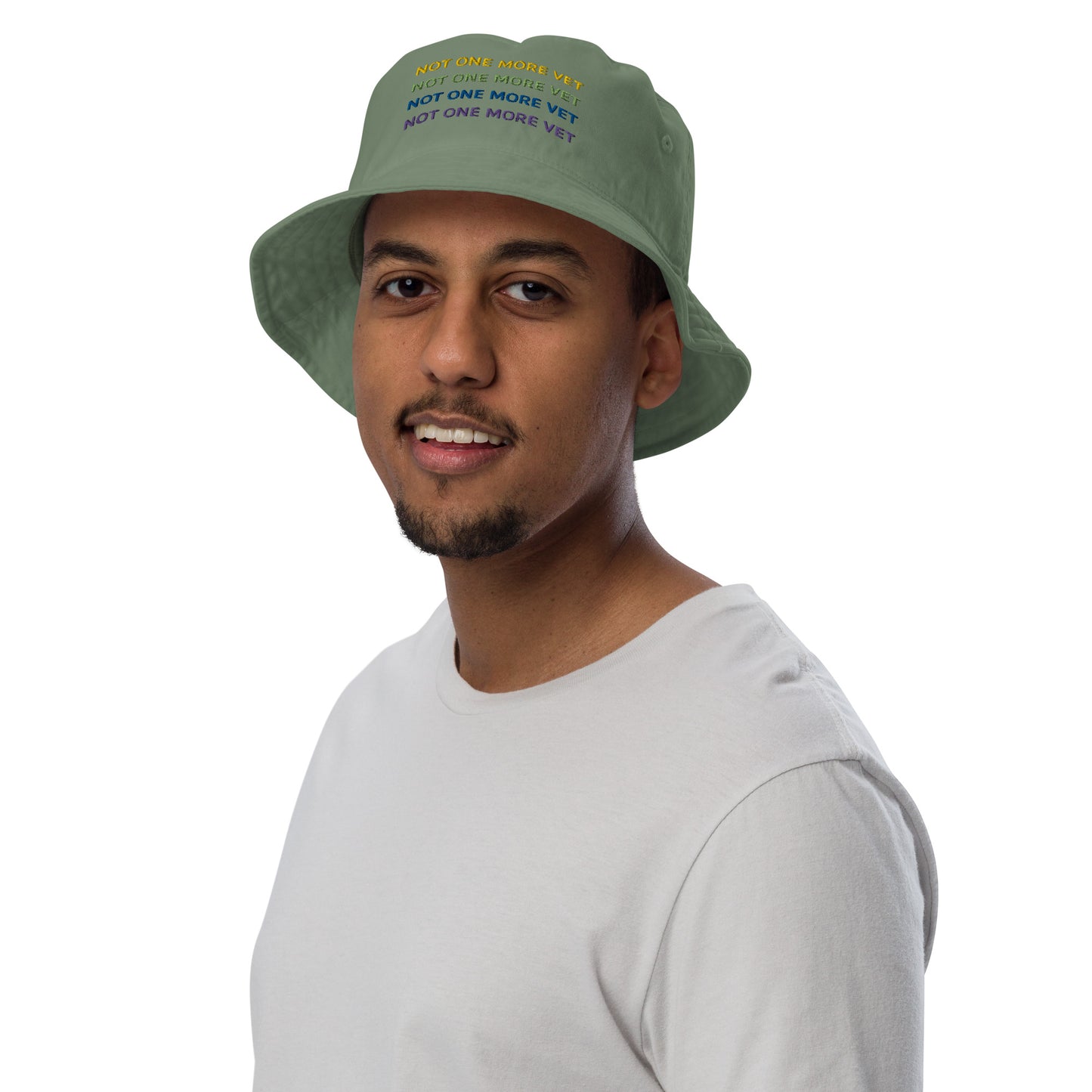Not One More Vet Organic bucket hat