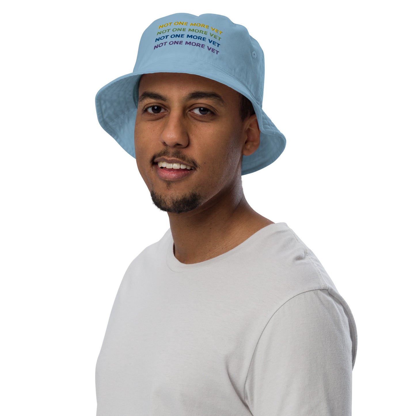 Not One More Vet Organic bucket hat