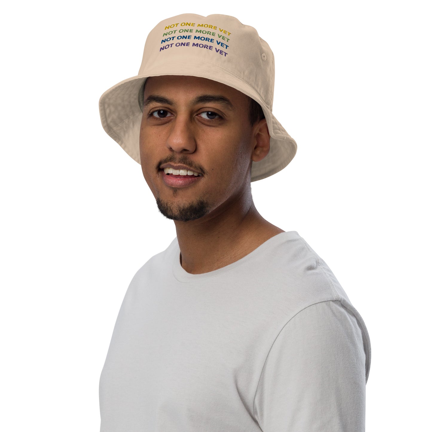 Not One More Vet Organic bucket hat