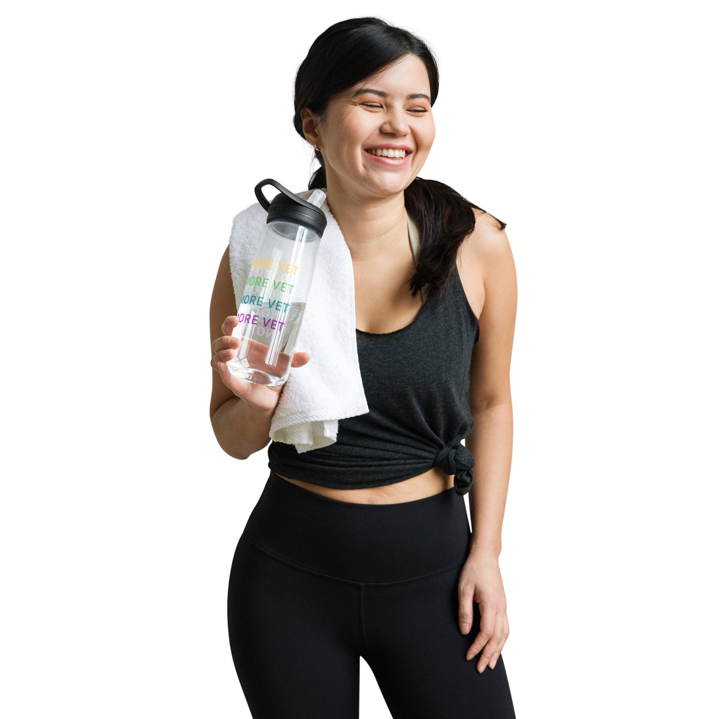 Not One More Vet Sports water bottle