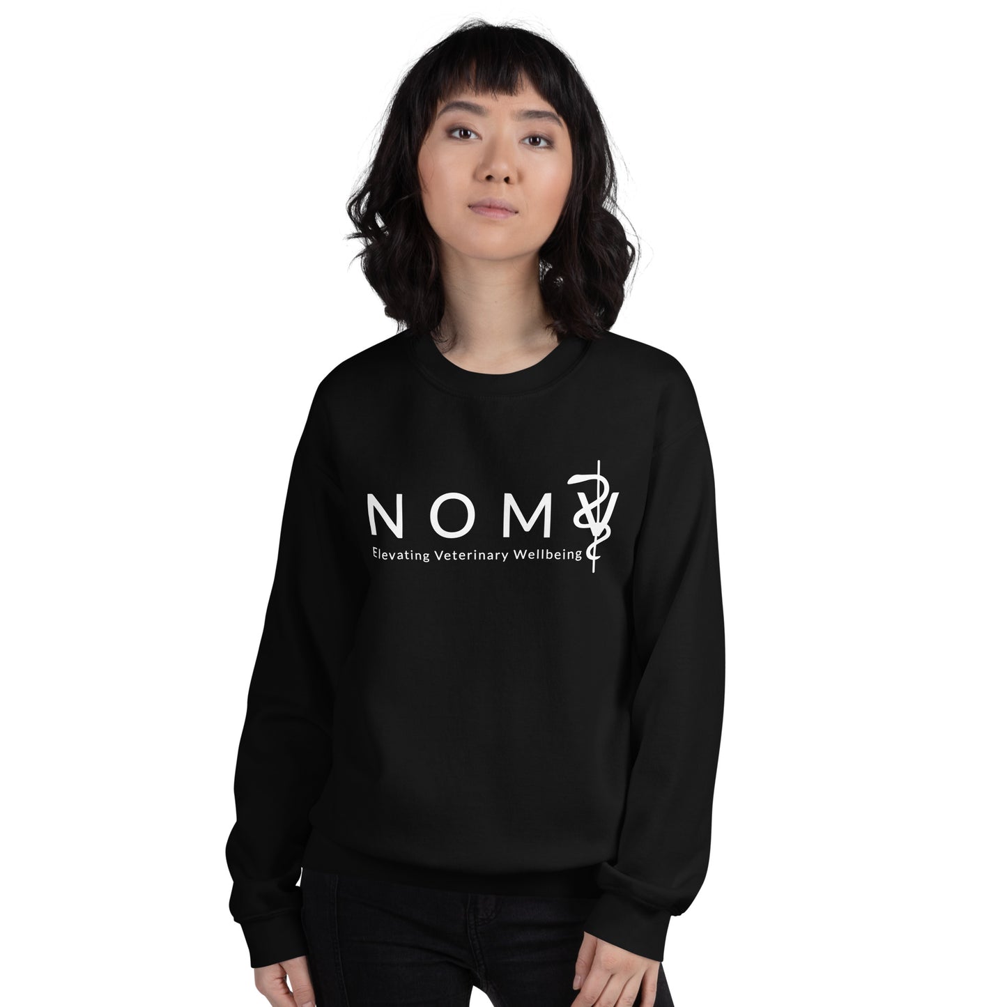 NOMV Elevating Veterinary Wellbeing Unisex Sweatshirt