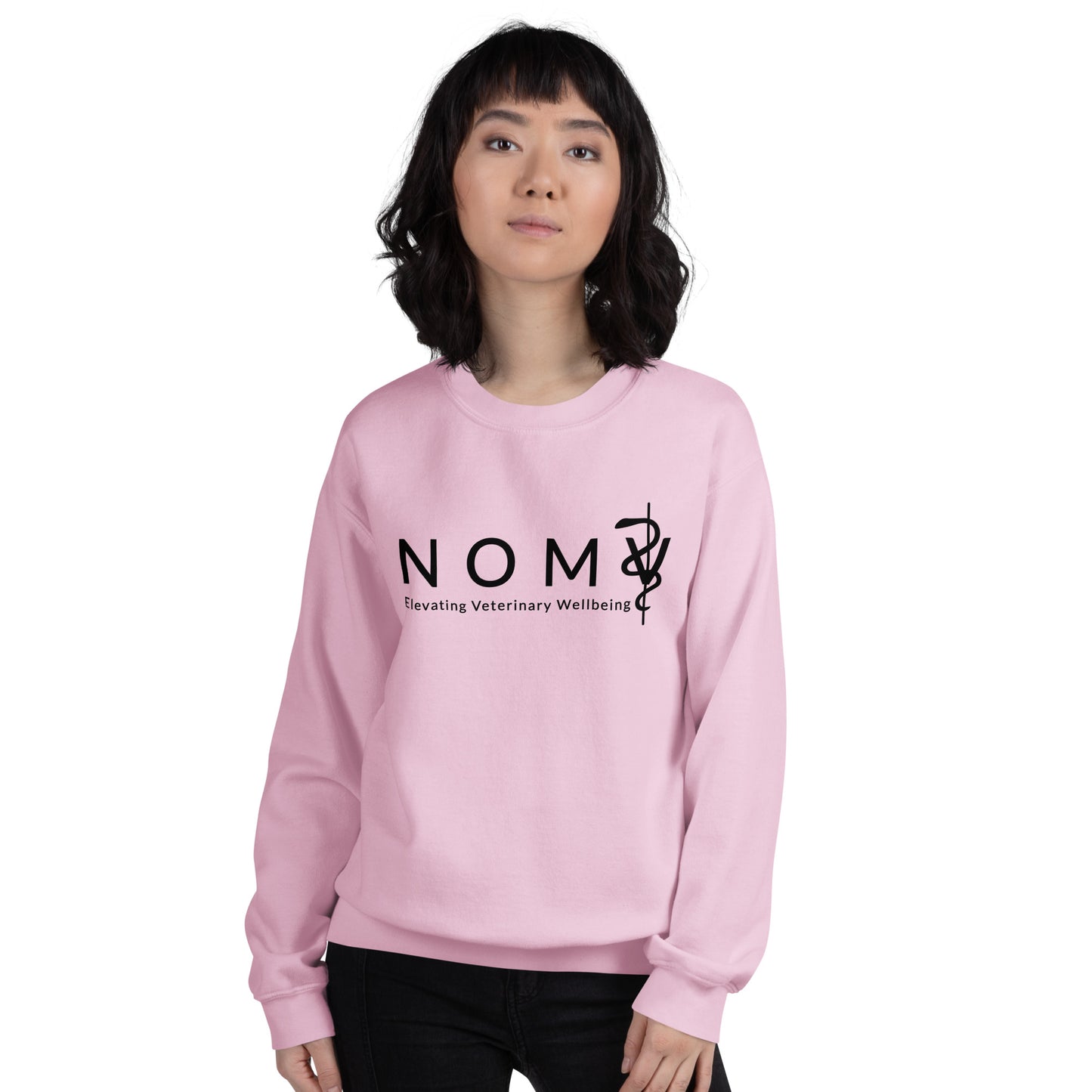 NOMV Elevating Veterinary Wellbeing Unisex Sweatshirt