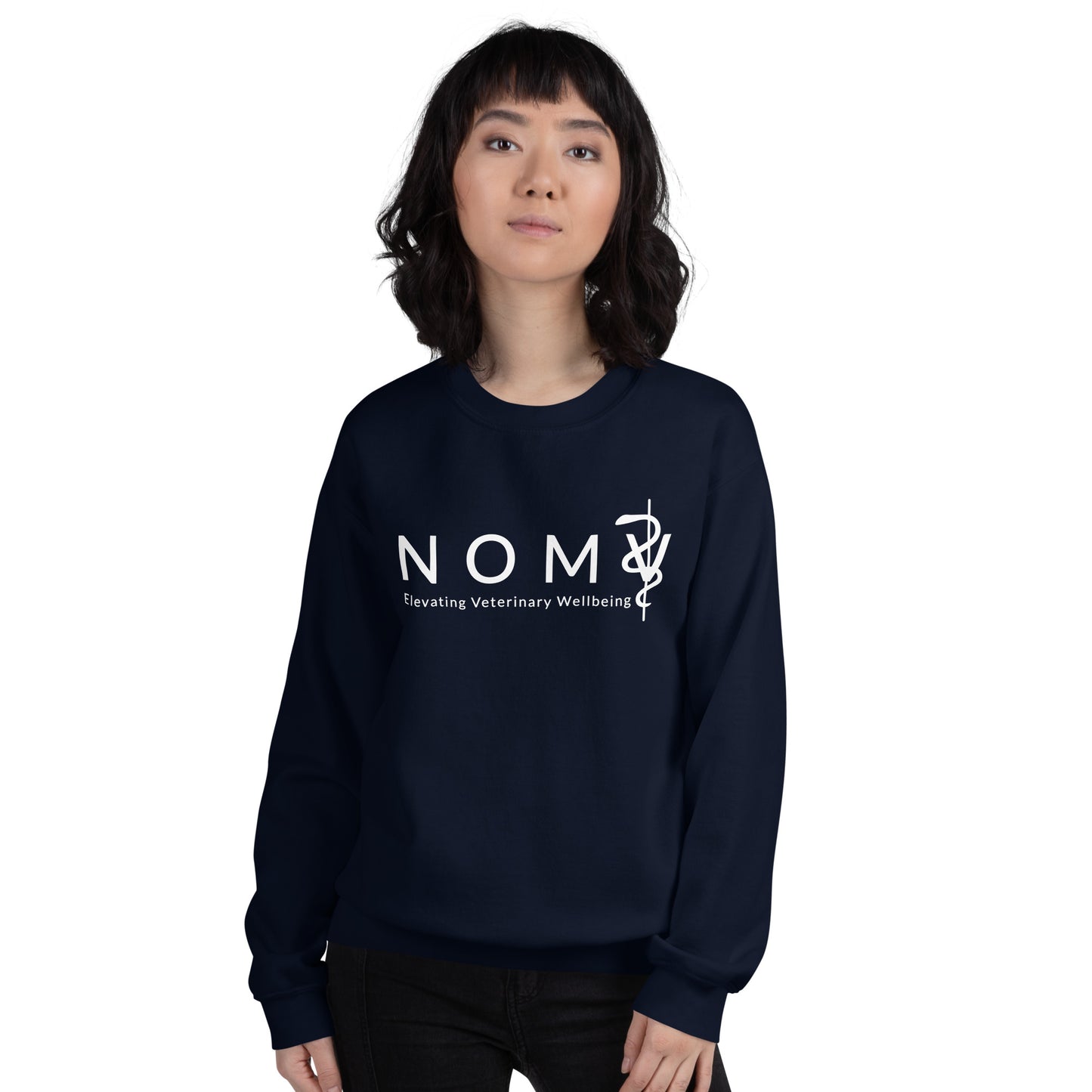 NOMV Elevating Veterinary Wellbeing Unisex Sweatshirt