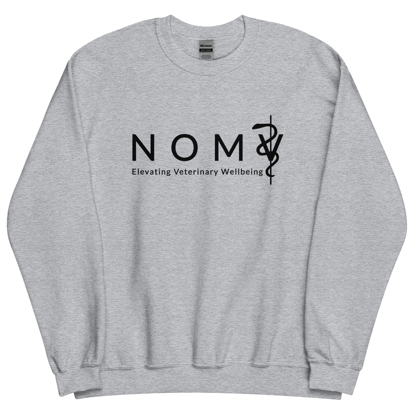NOMV Elevating Veterinary Wellbeing Unisex Sweatshirt