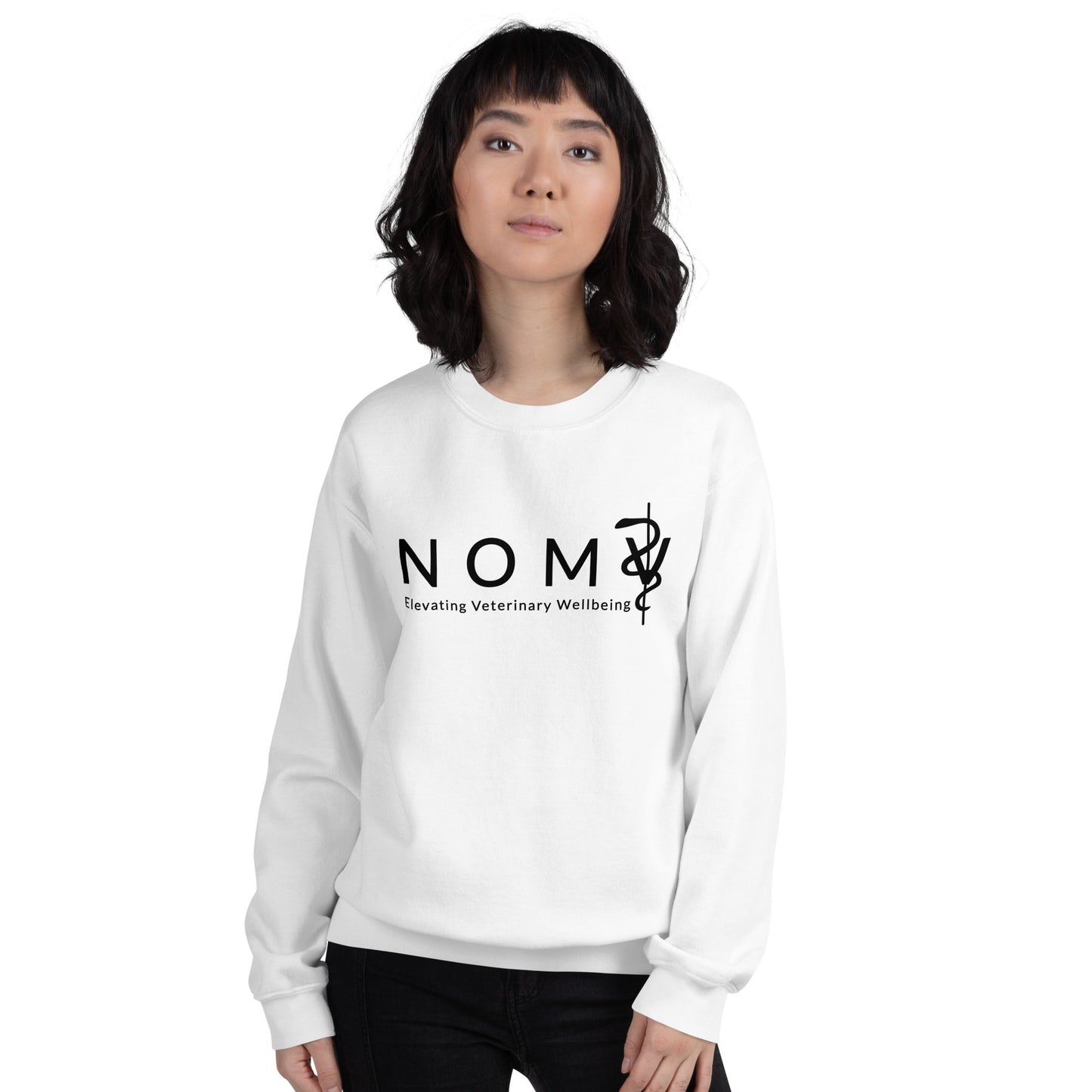 NOMV Elevating Veterinary Wellbeing Unisex Sweatshirt
