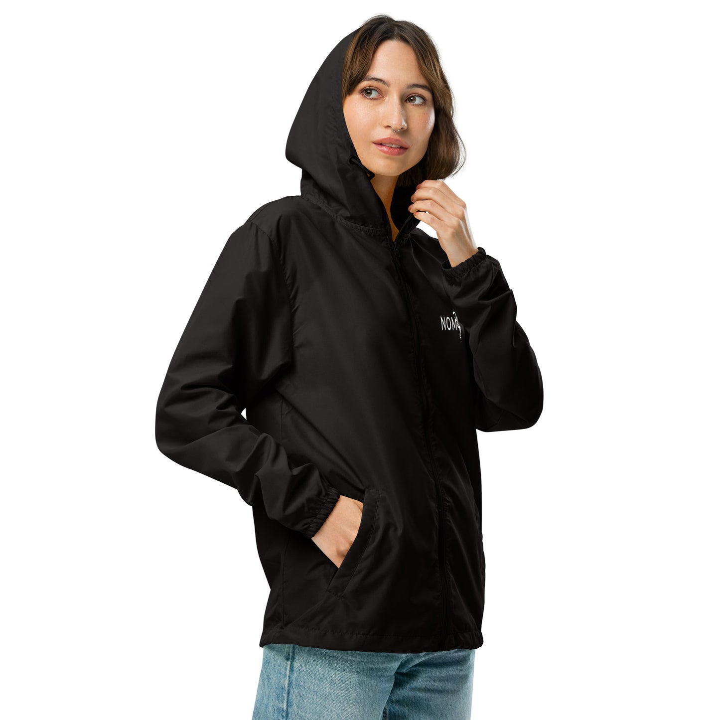 NOMV Unisex lightweight zip up windbreaker