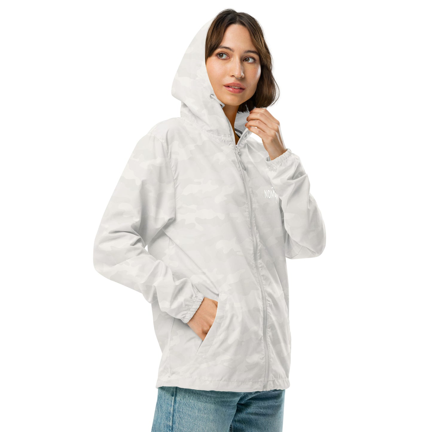 NOMV Unisex lightweight zip up windbreaker