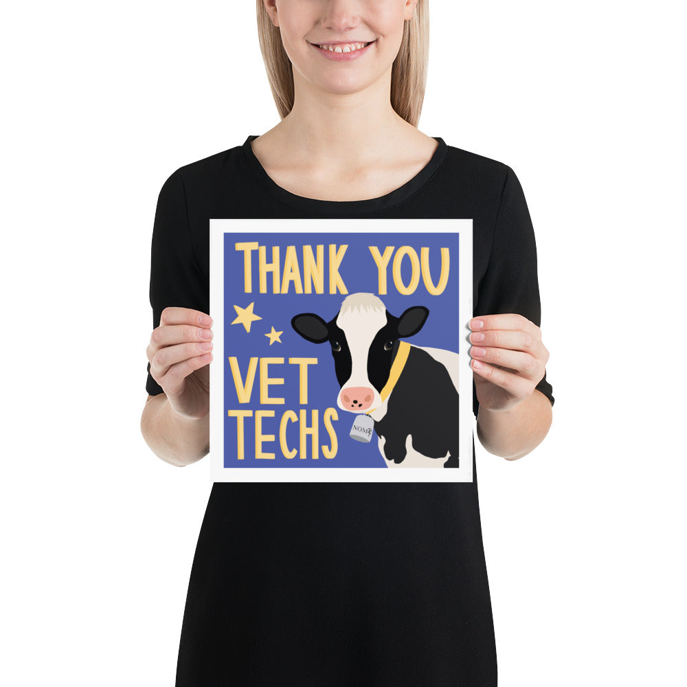 Vet Tech Appreciation Poster