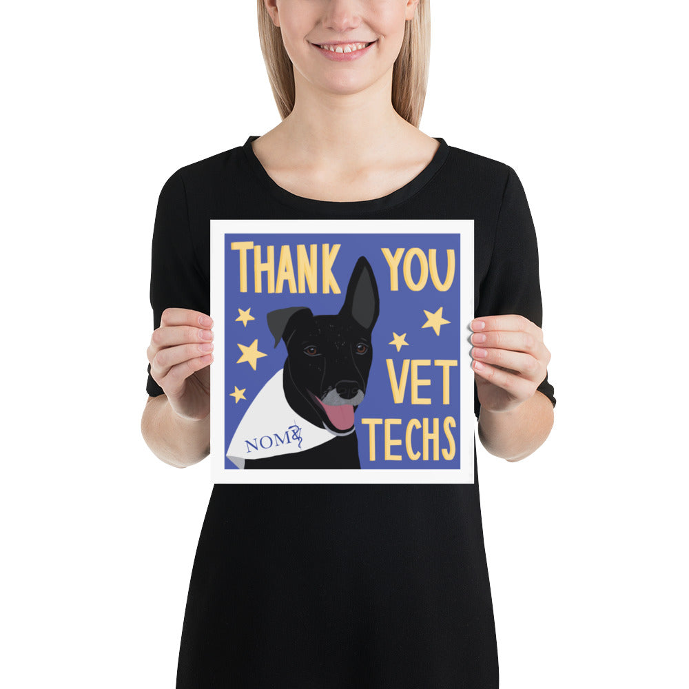 Vet Tech Appreciation Poster