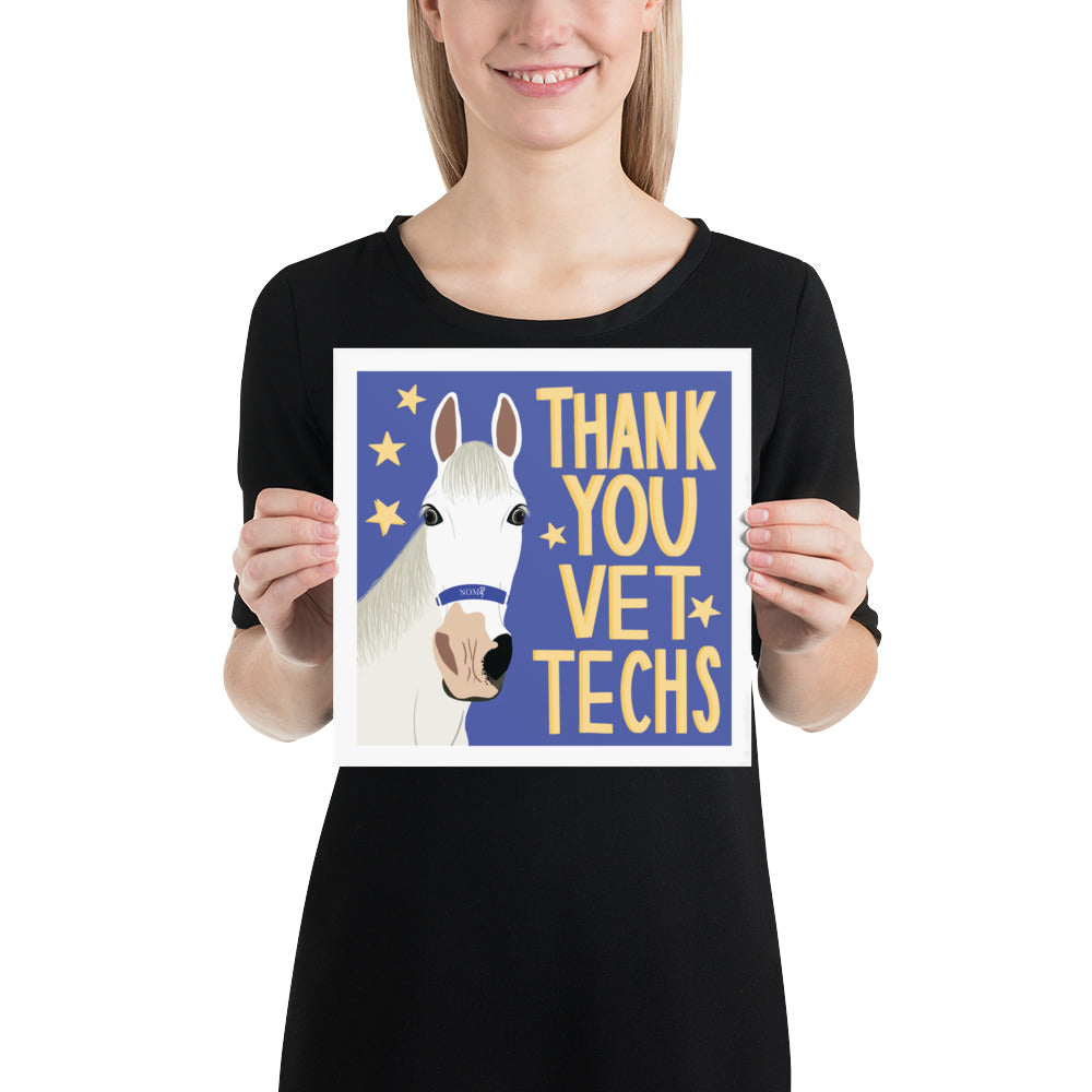 Vet Tech Appreciation Poster