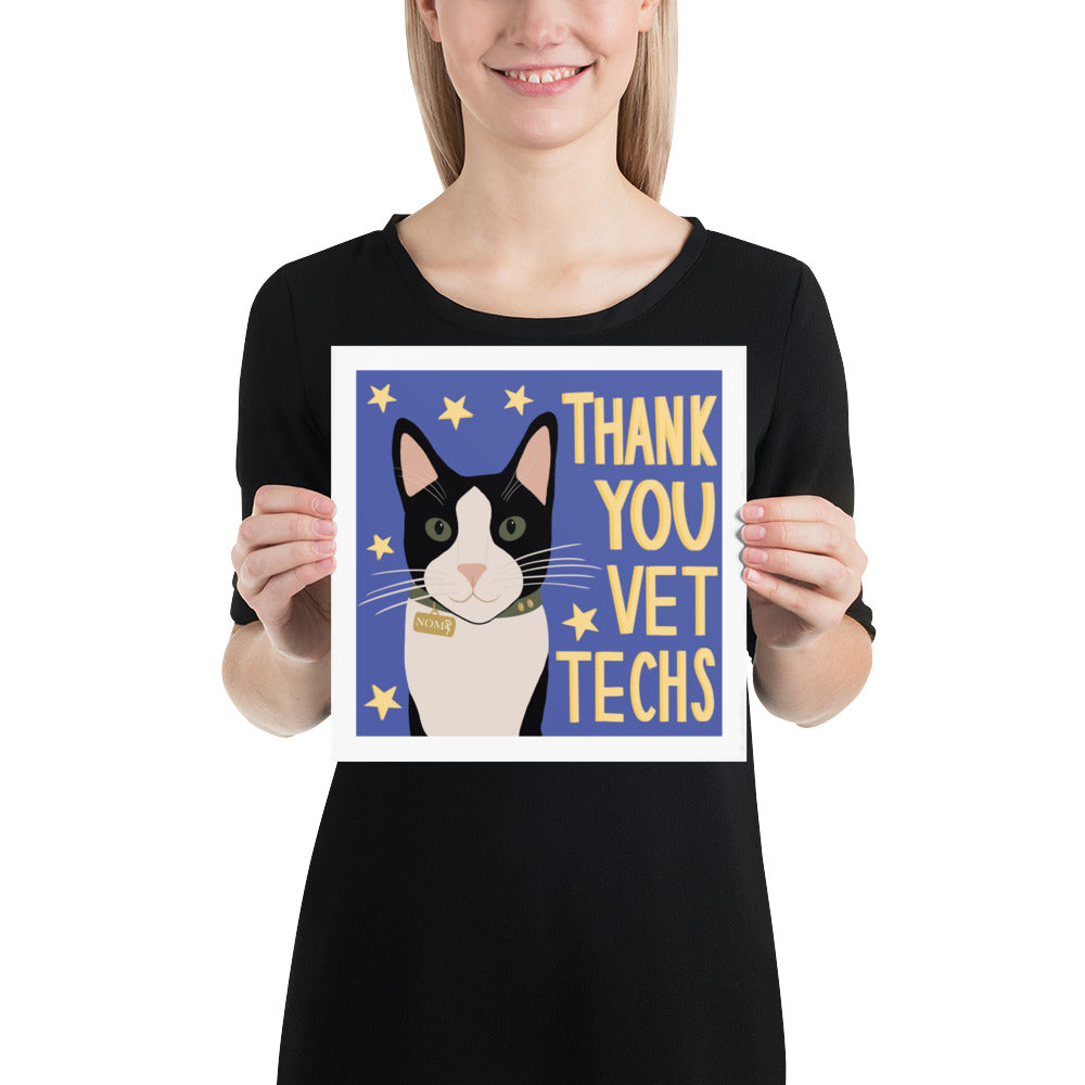 Vet Tech Appreciation Poster