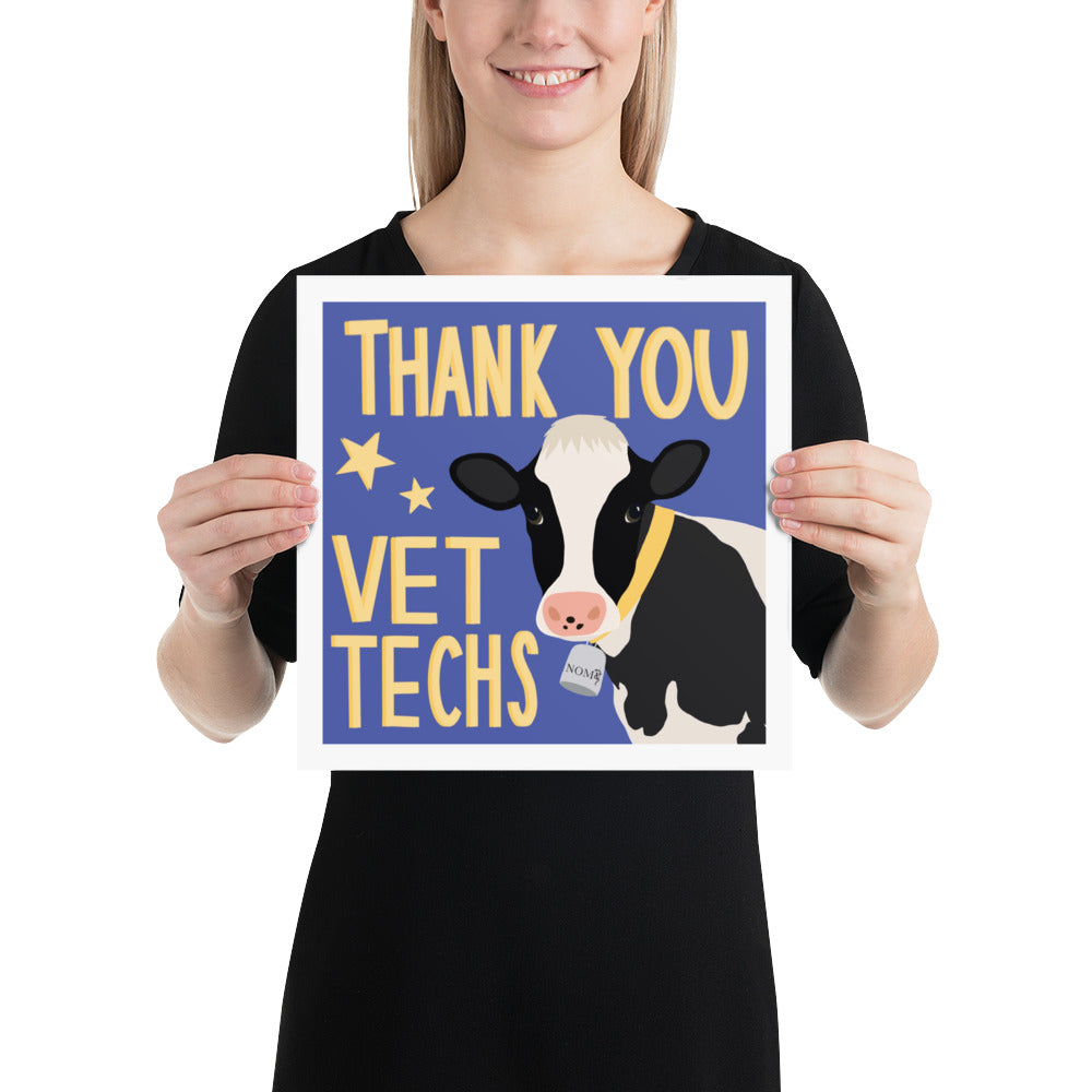 Vet Tech Appreciation Poster