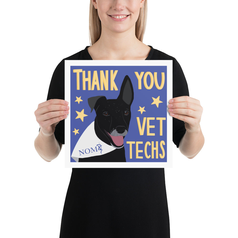 Vet Tech Appreciation Poster