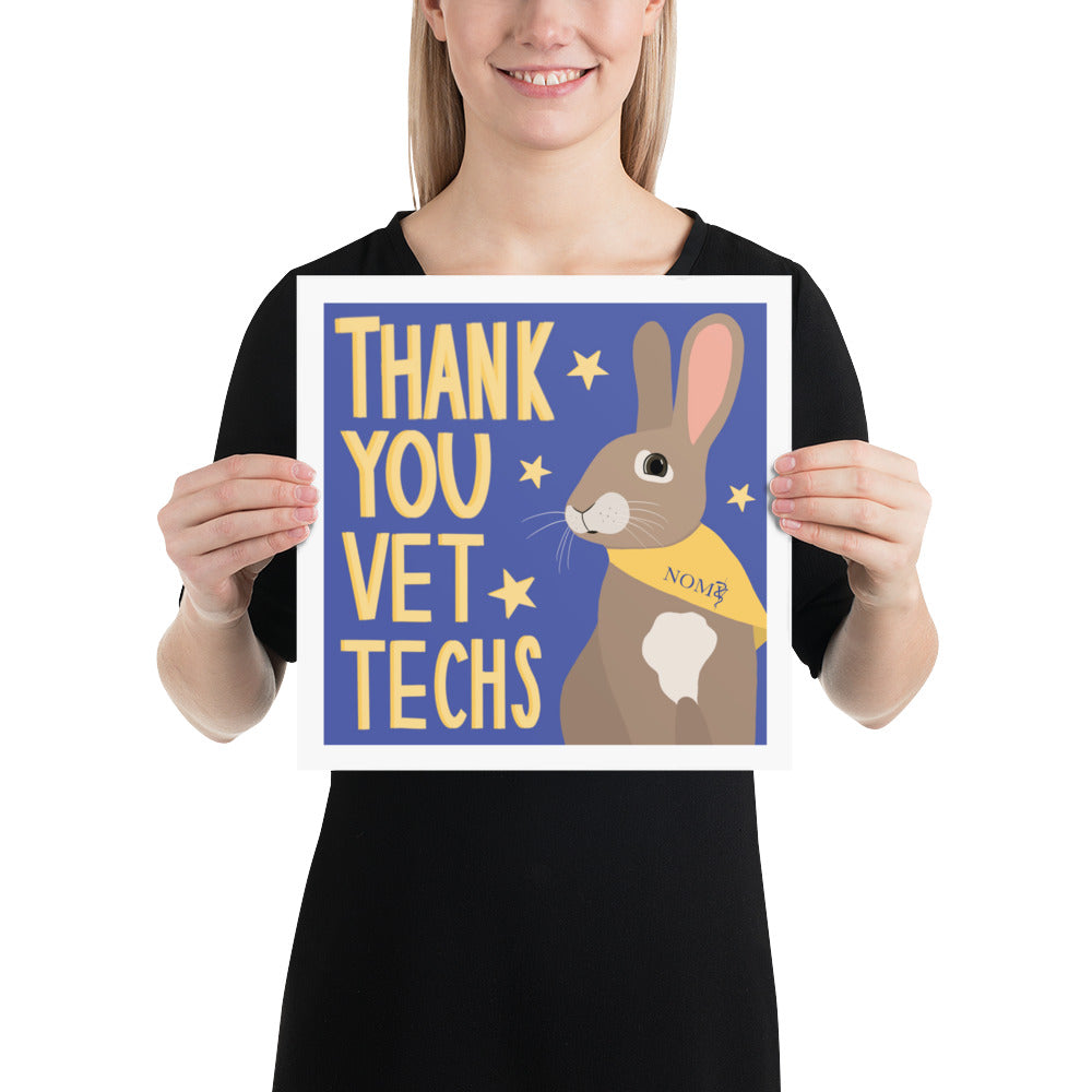 Vet Tech Appreciation Poster