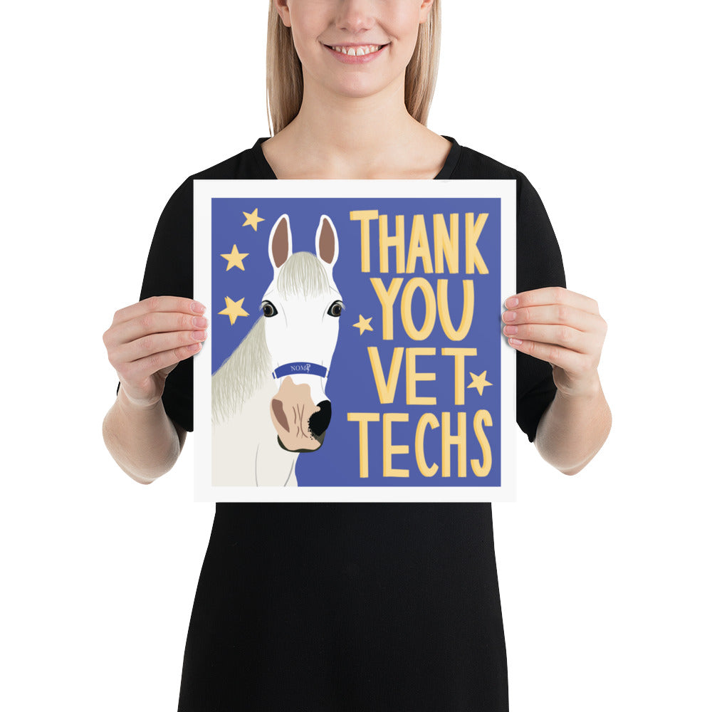 Vet Tech Appreciation Poster