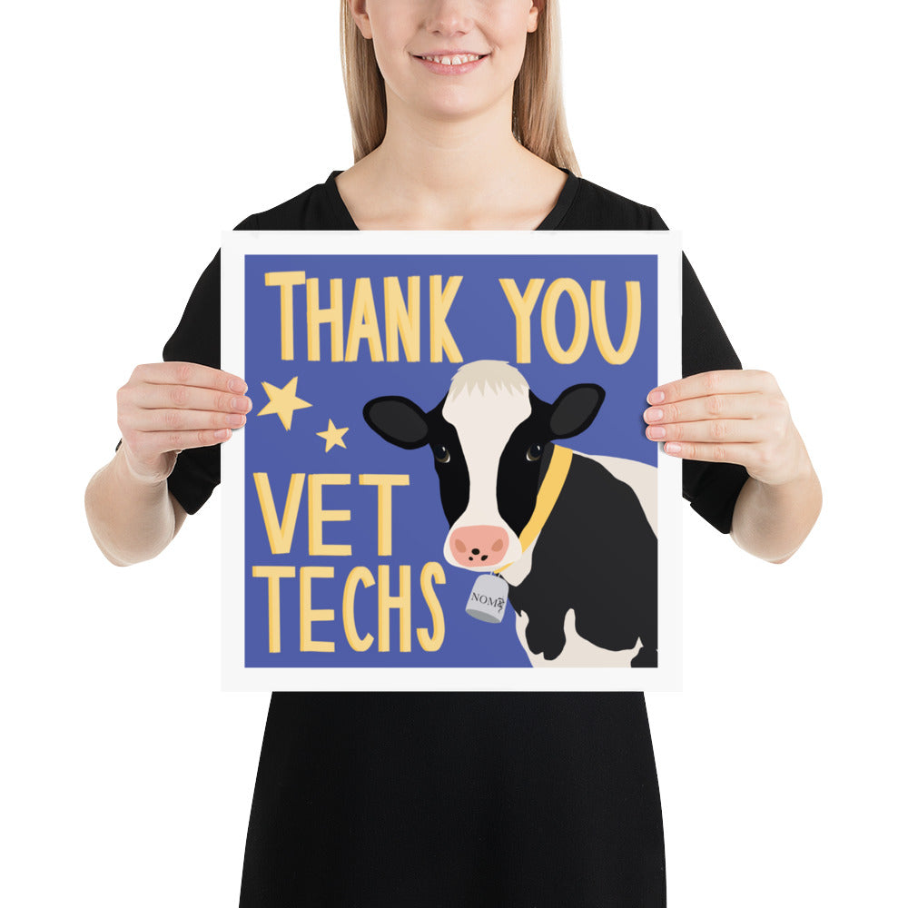 Vet Tech Appreciation Poster