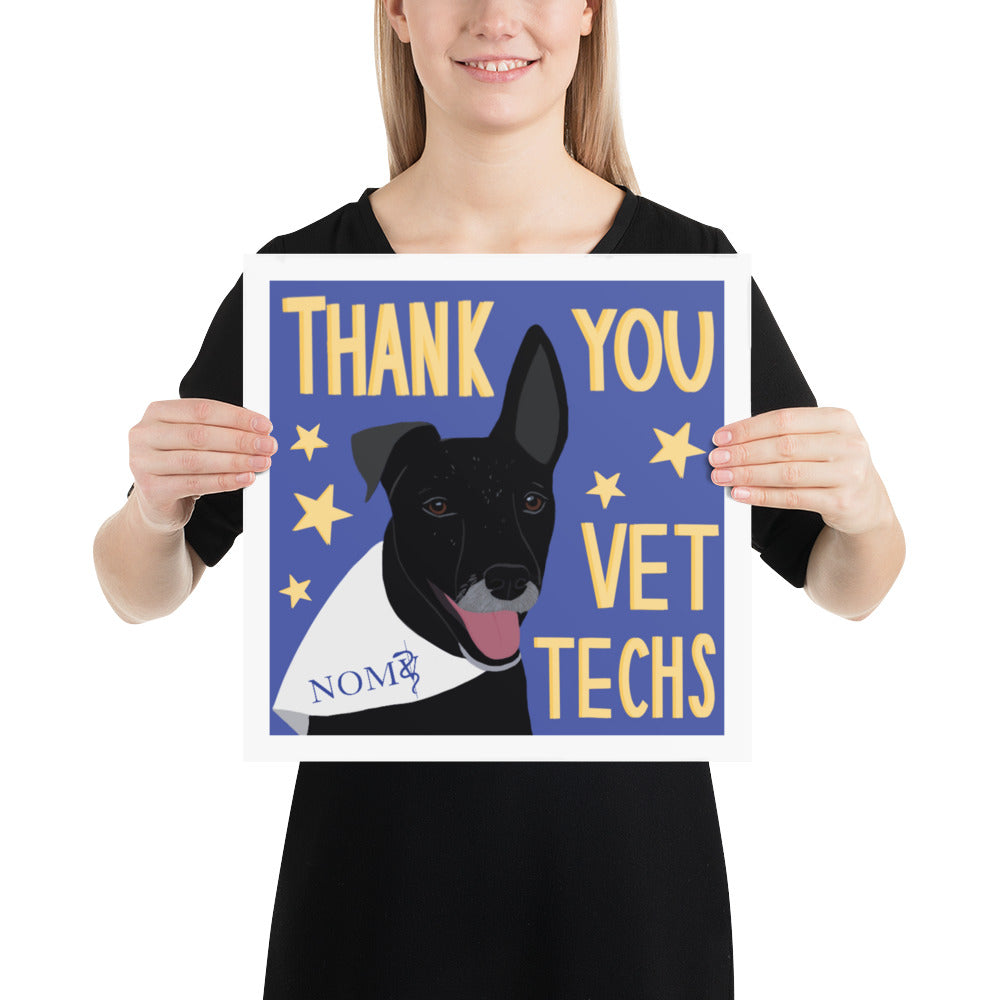Vet Tech Appreciation Poster