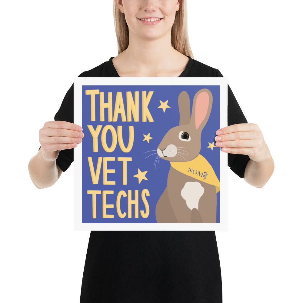Vet Tech Appreciation Poster