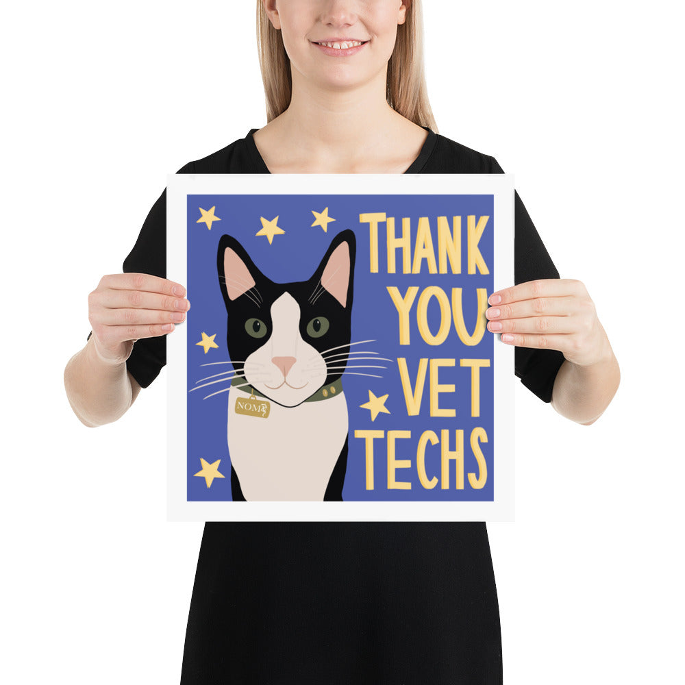 Vet Tech Appreciation Poster