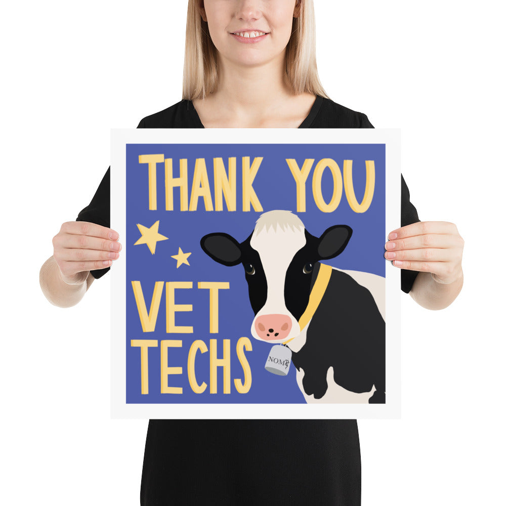 Vet Tech Appreciation Poster