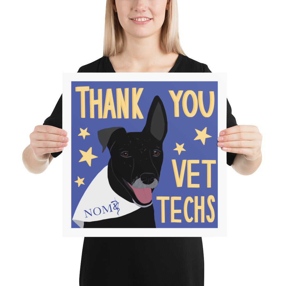 Vet Tech Appreciation Poster