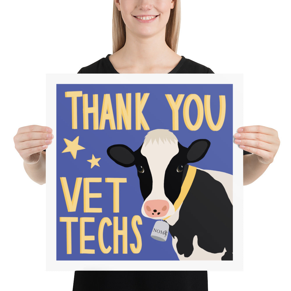 Vet Tech Appreciation Poster