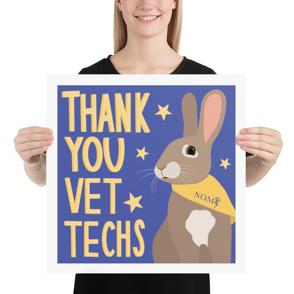 Vet Tech Appreciation Poster