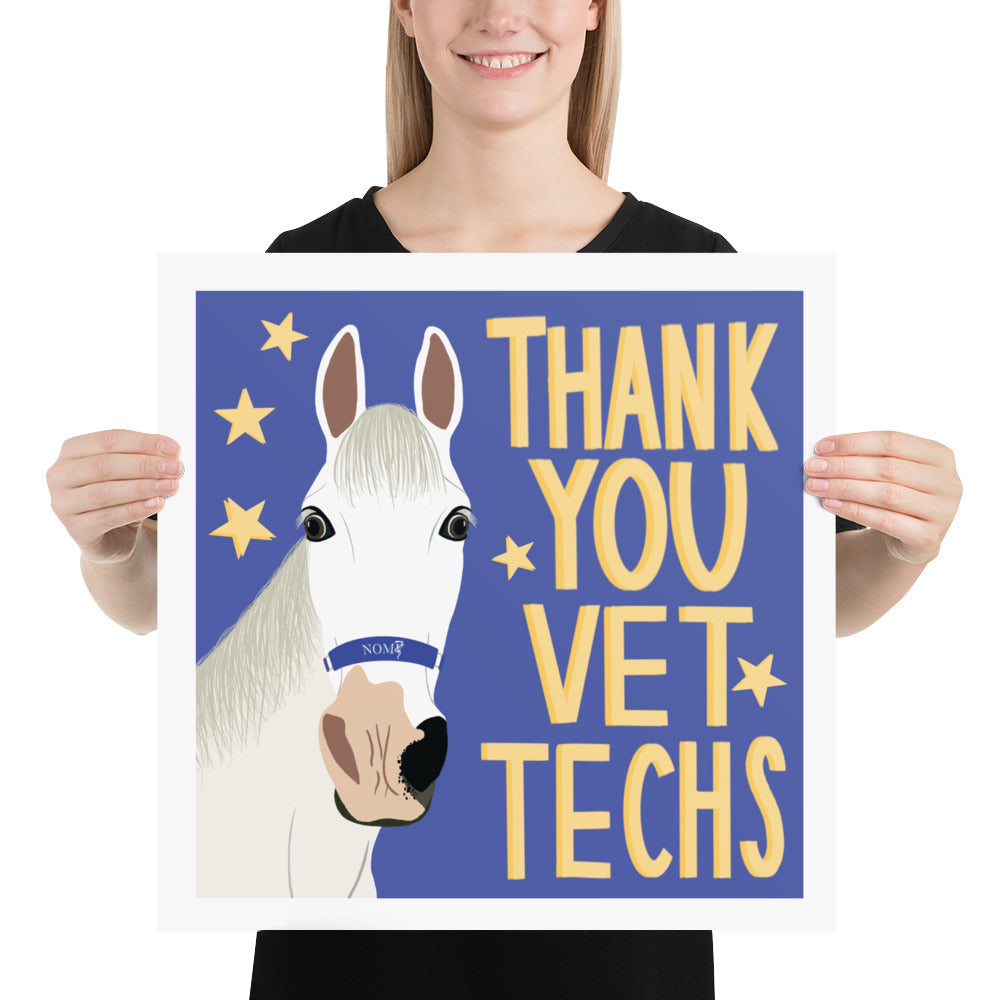 Vet Tech Appreciation Poster