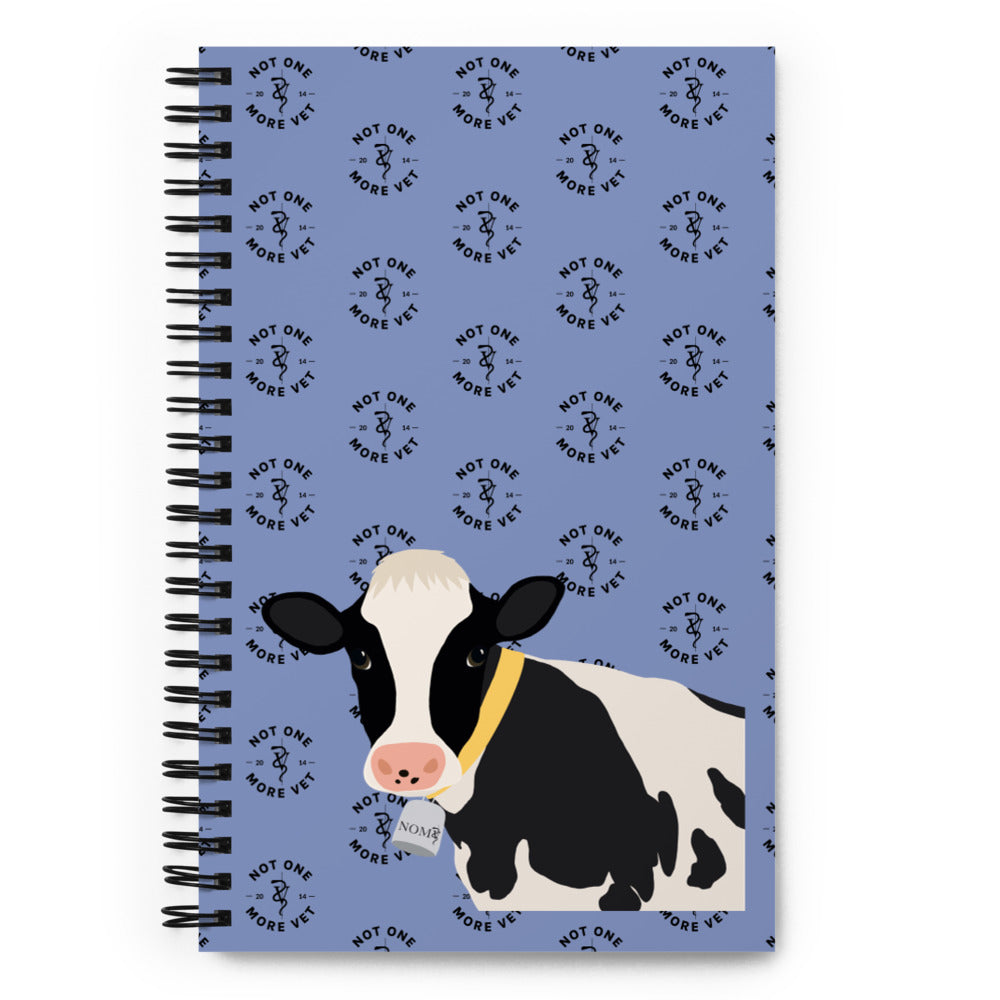 NOMV Cow Spiral notebook