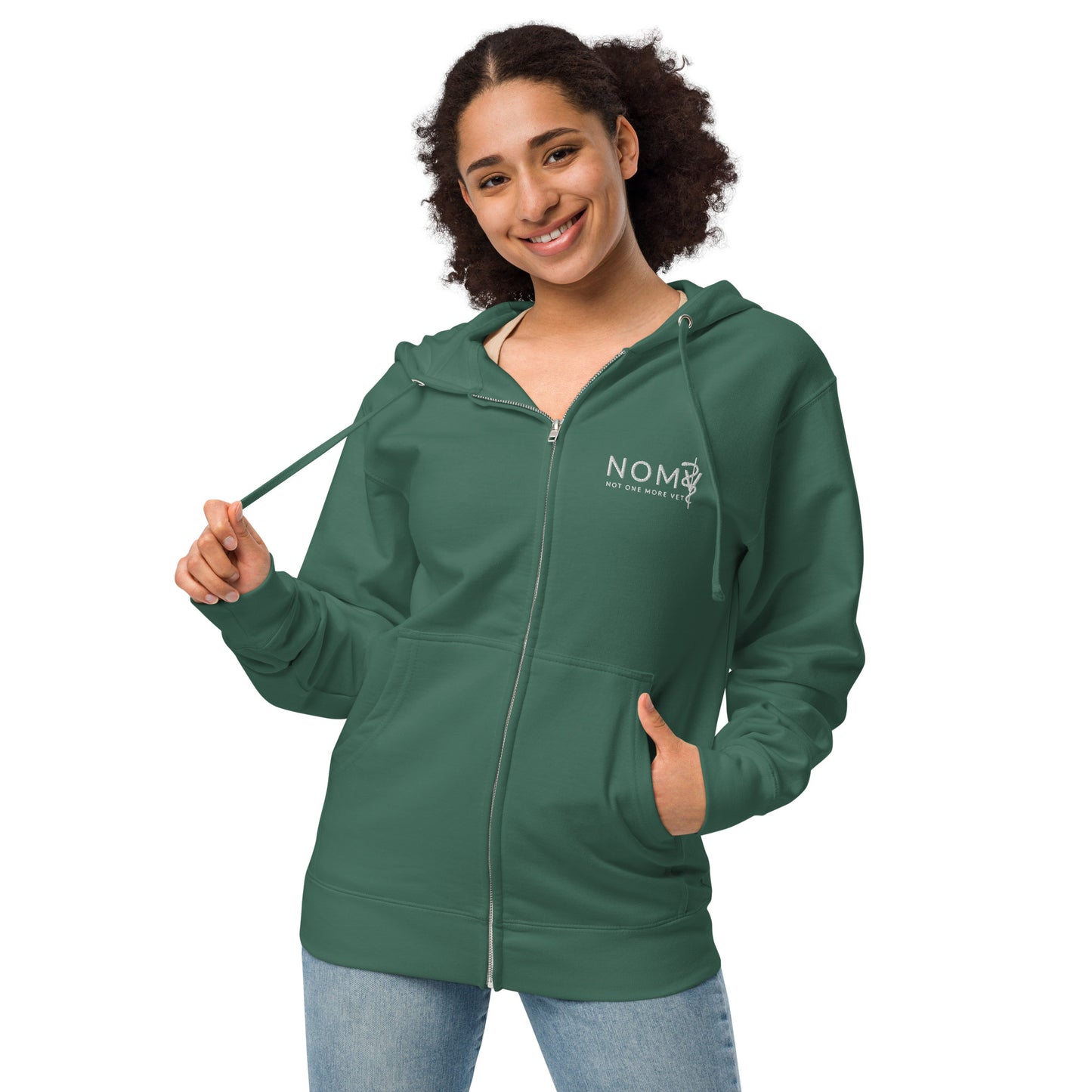 NOMV Zippered Hoodie