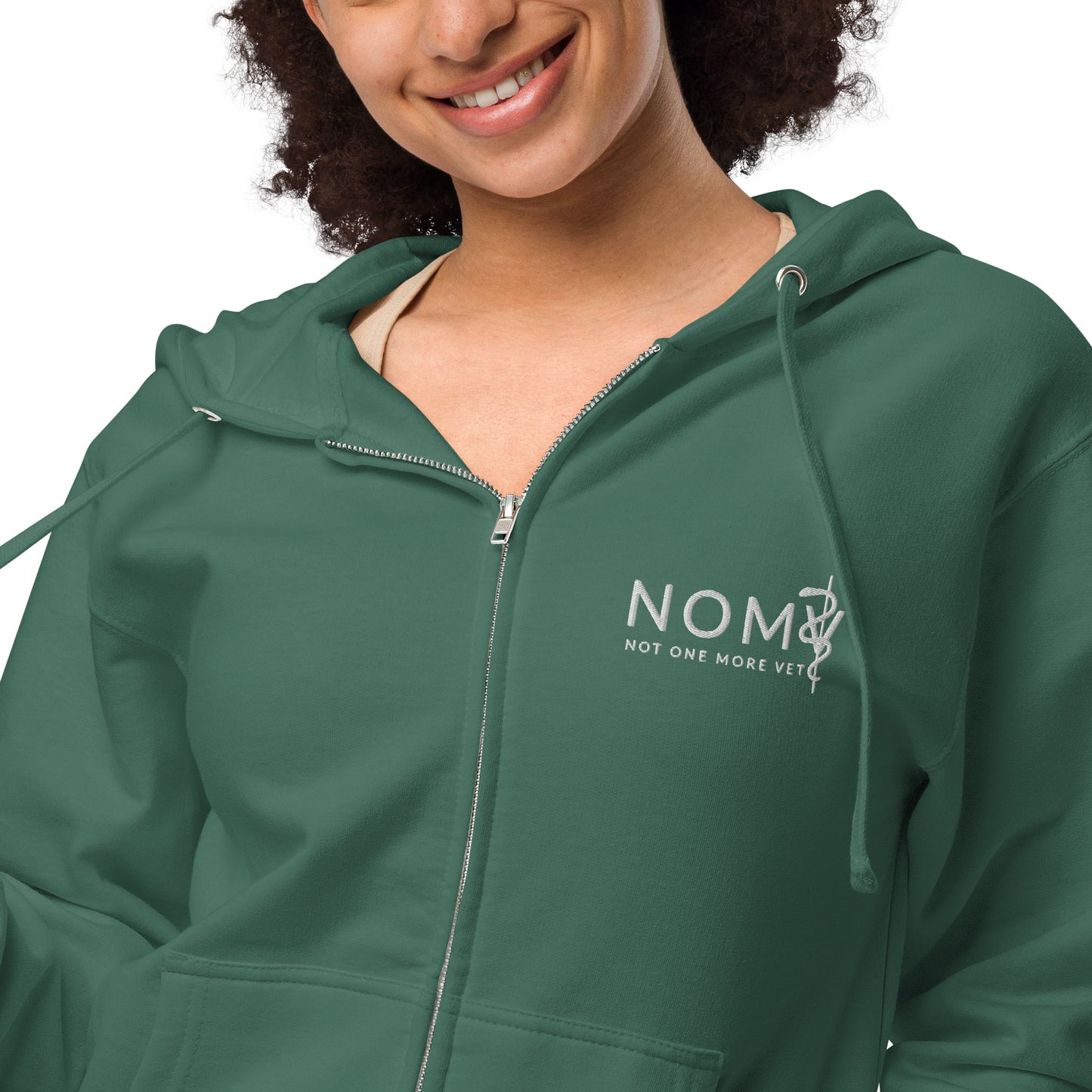 NOMV Zippered Hoodie