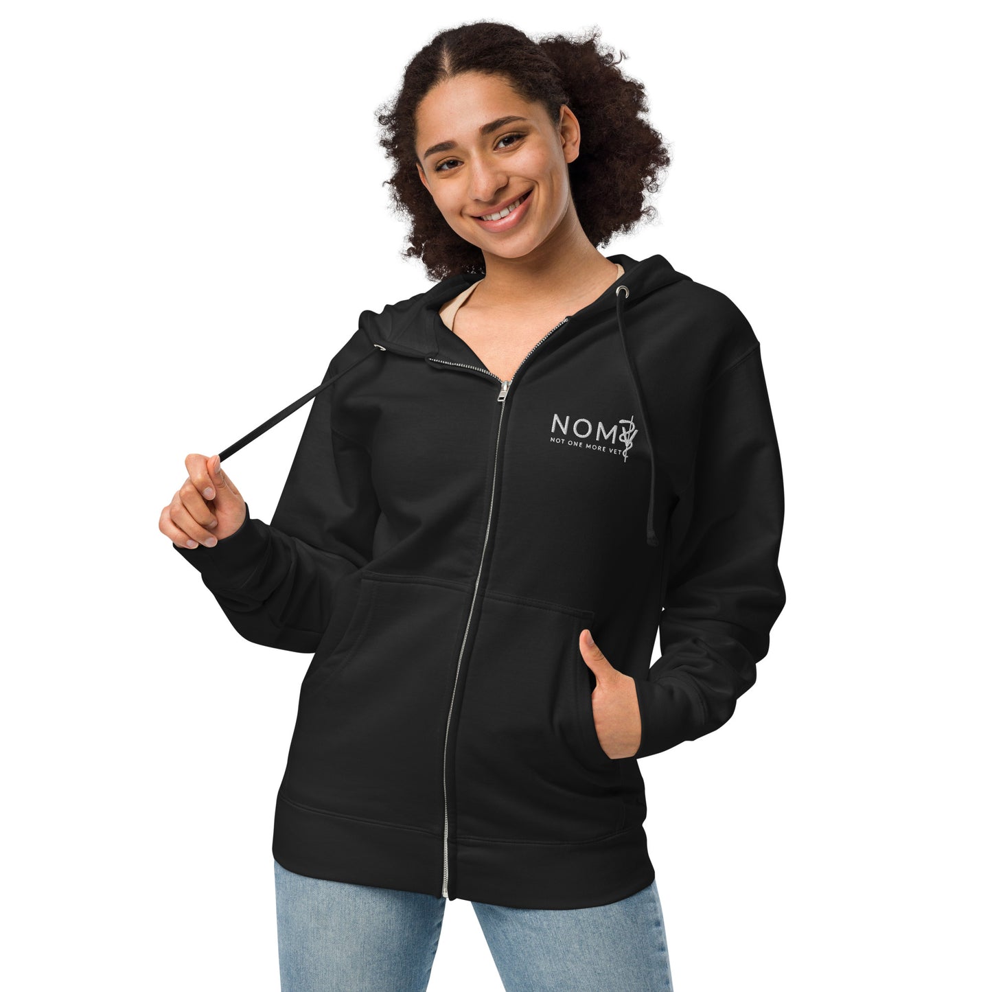 NOMV Zippered Hoodie