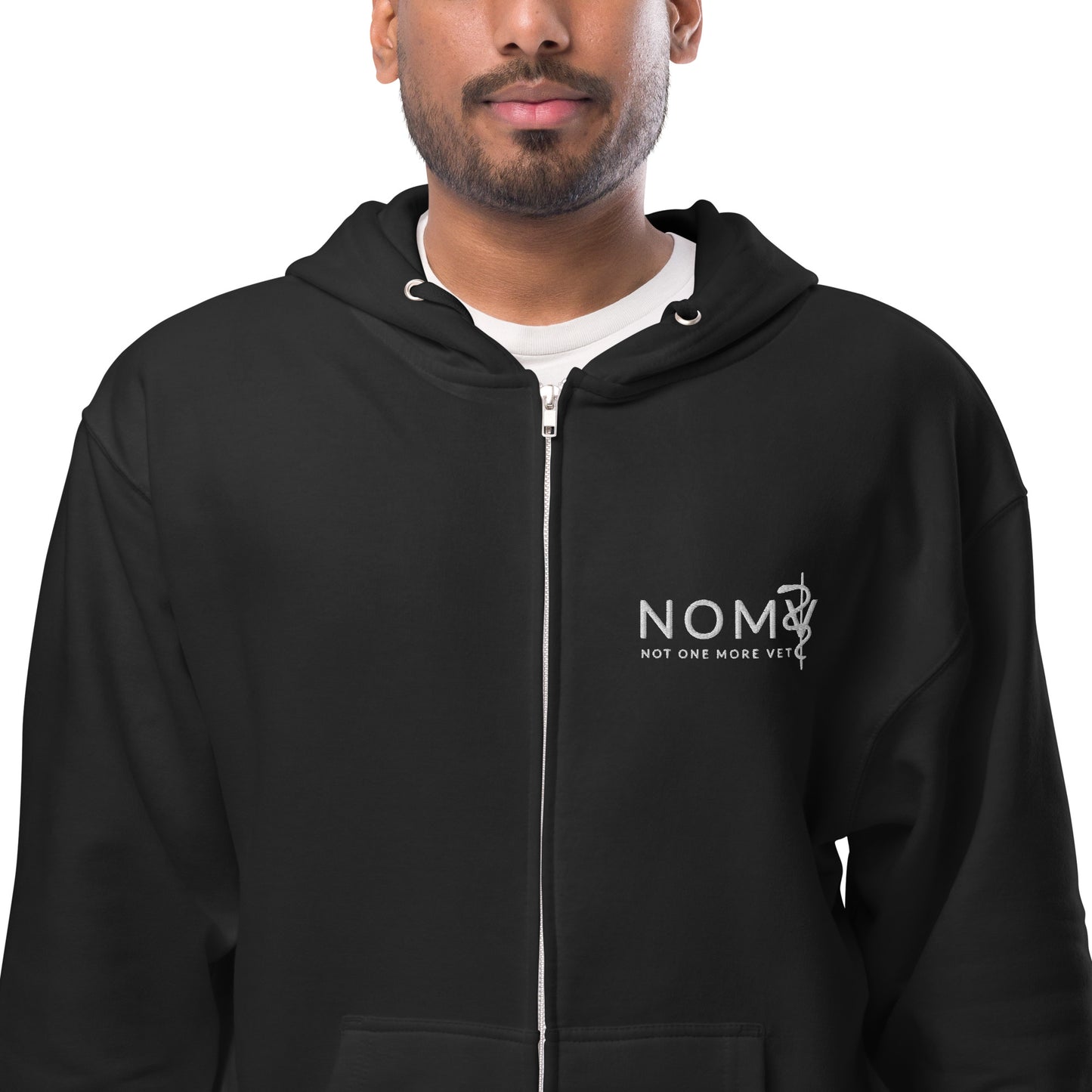 NOMV Zippered Hoodie