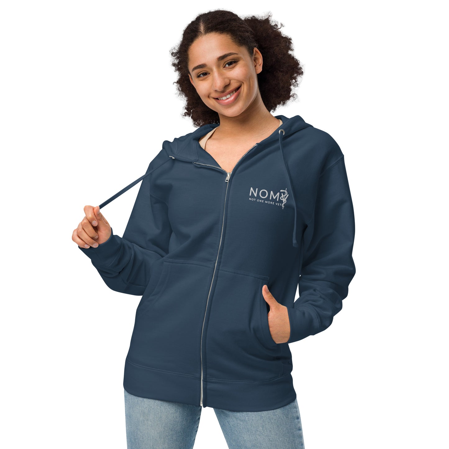 NOMV Zippered Hoodie