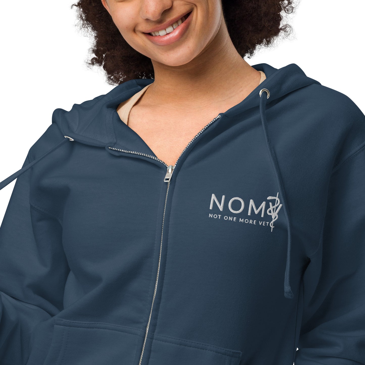 NOMV Zippered Hoodie