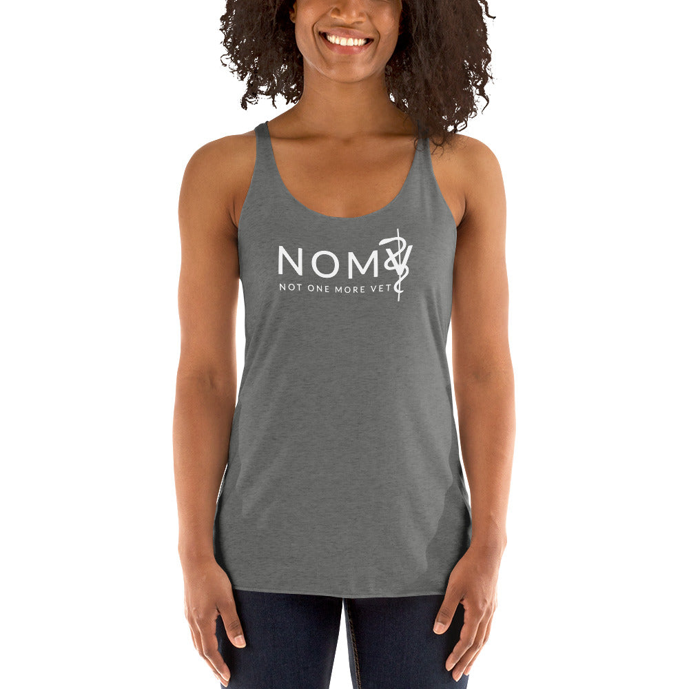 NOMV Logo Women's Racerback Tank