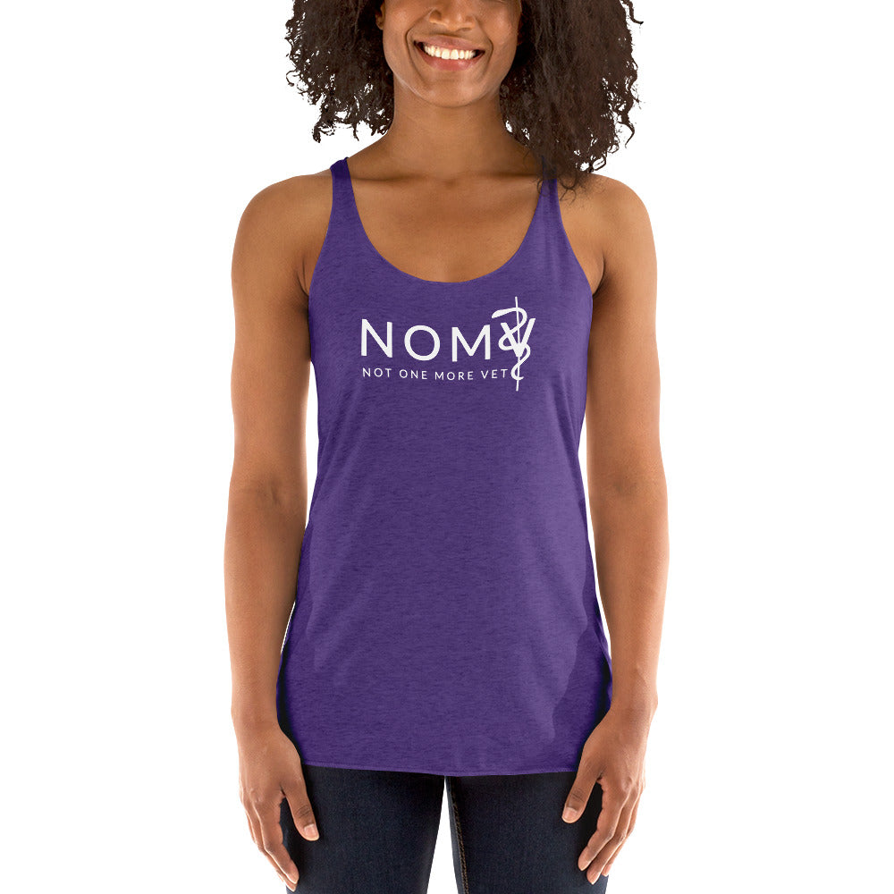 NOMV Logo Women's Racerback Tank