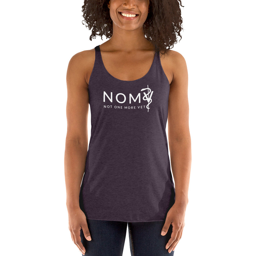 NOMV Logo Women's Racerback Tank