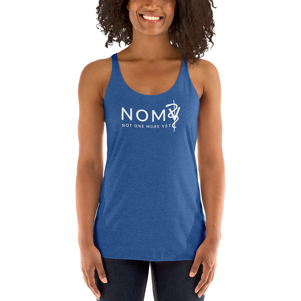NOMV Logo Women's Racerback Tank