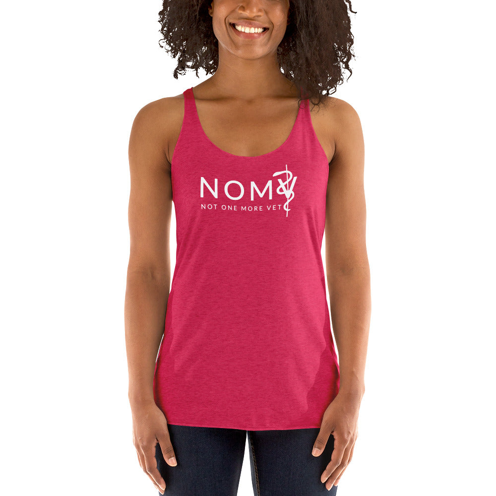 NOMV Logo Women's Racerback Tank